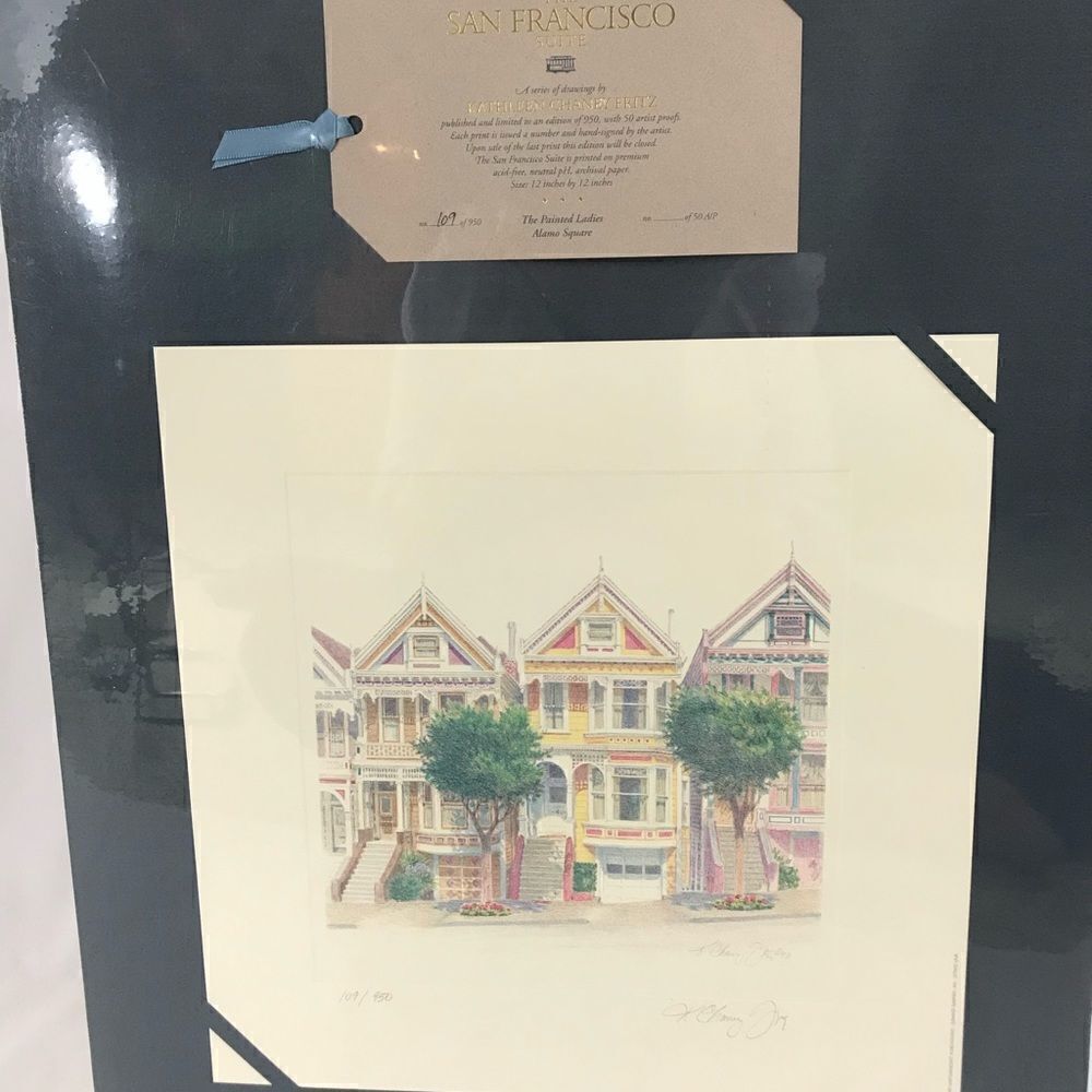 NWT Kathleen Chaney Fritz Painted Ladies Print
